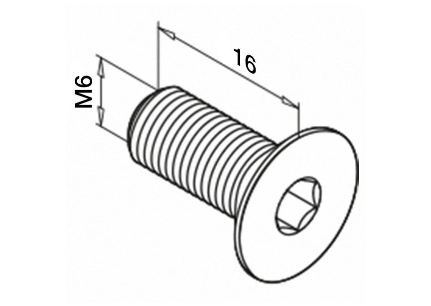 240670-616~~Verzonken schroef v.v. kruiskop       QS-41-Prijs voor 50ST.