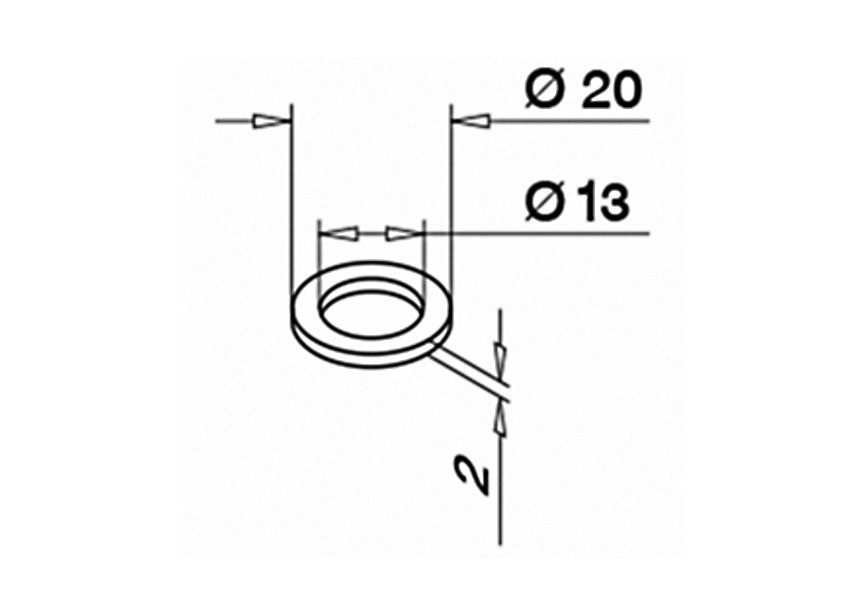 240664-220~~Onderlegring voor M12 schroef, Ø24, QS-217,