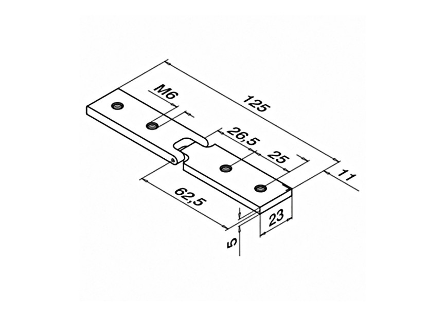 Raccord variable (-90° jusquà +90°),