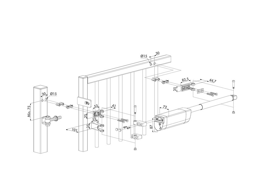 SAMSON-2~~P00010735 - Hydraulische poortsluiter tot 150kg