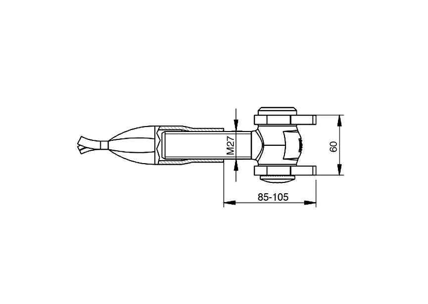 GOND REGLABLE A SCELLER M27