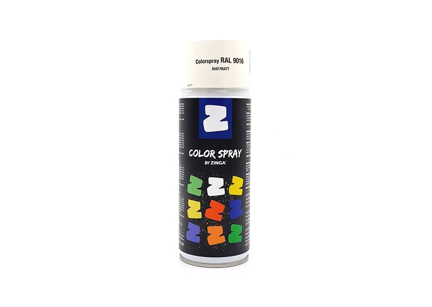 ZINGA COLOR SPRAY RAL 9016 MAT