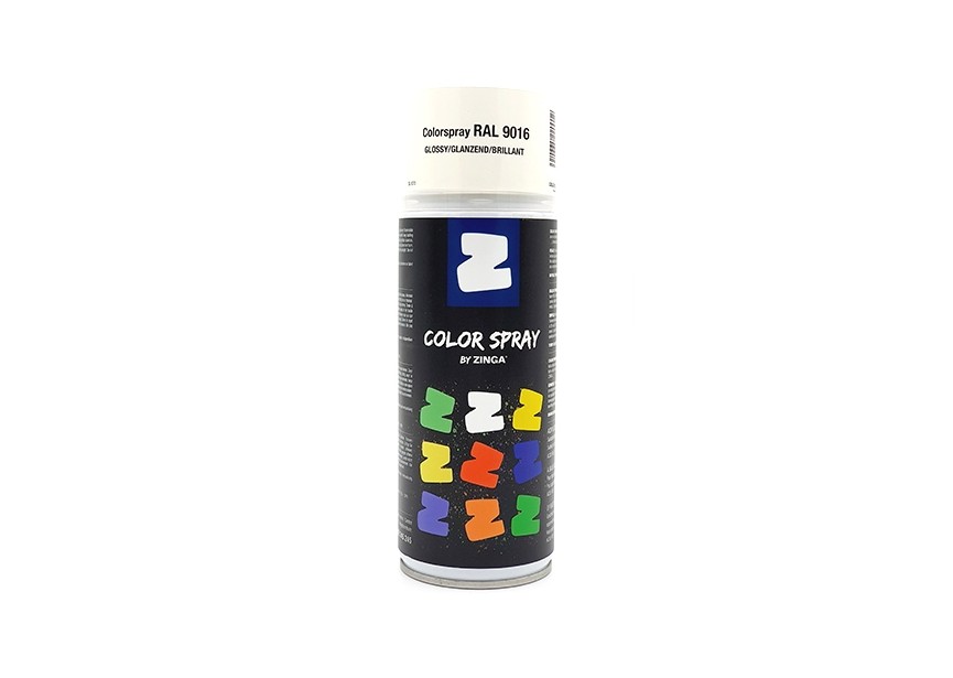 ZINGA COLOR SPRAY RAL 9016 BRILLANT