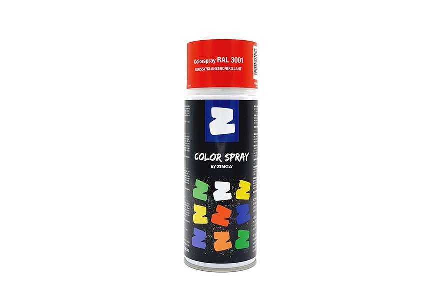 ZINGA COLOR SPRAY RAL 3001 - ROUGE DE SECURITE