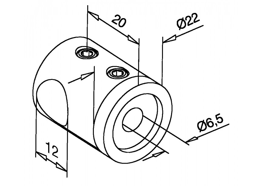 Supports transversaux plat,avec perçage gauche,