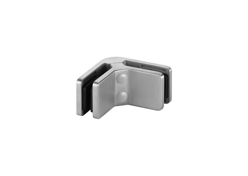 Glass connector, angle 90°, MOD 42,excl. rubber inlay, stain