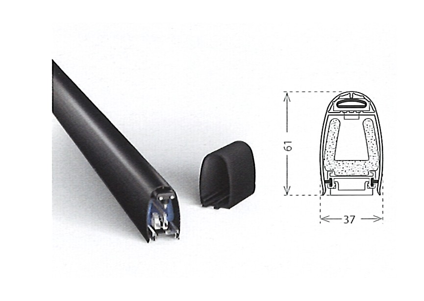 CC-20 barre palpeuse conductrice 2m