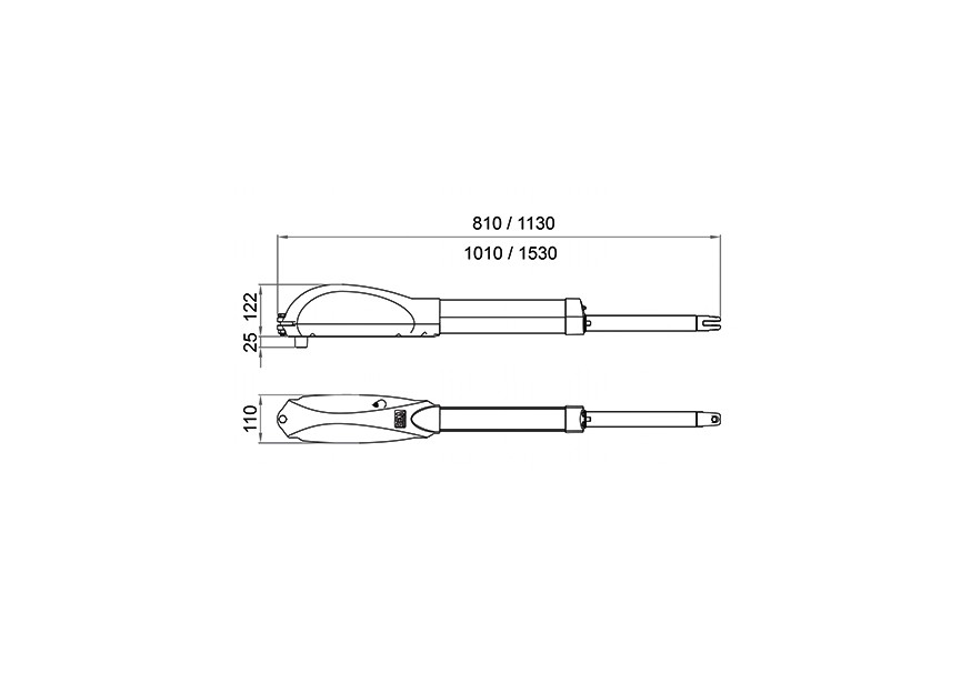 627111~~Draaipoortmotor 372 LOOK 24V