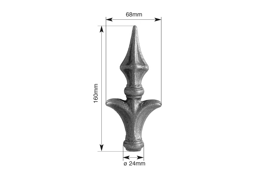 POINTE DE L. 160X68X24MM