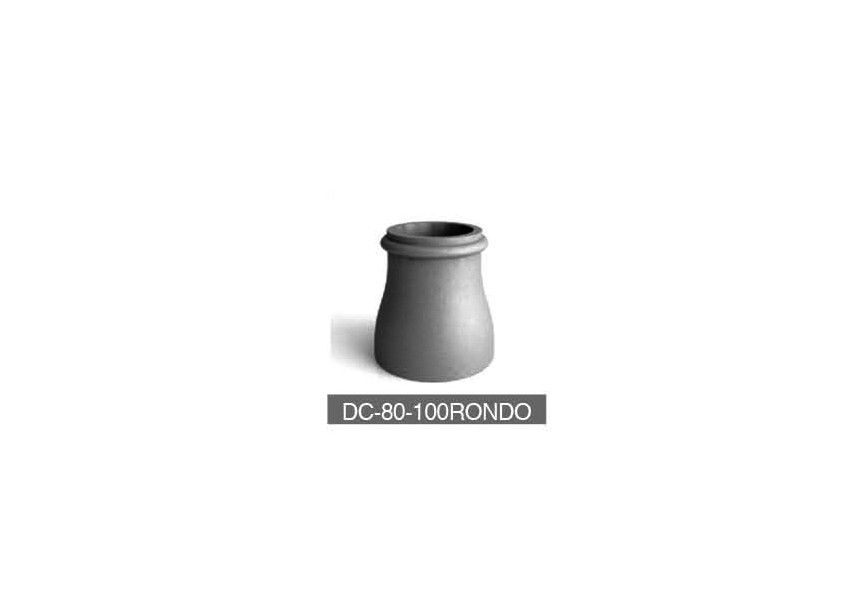 DC-80-100RONDO~~UITEINDE VOOR KOLOM 80/100MM - RONDO