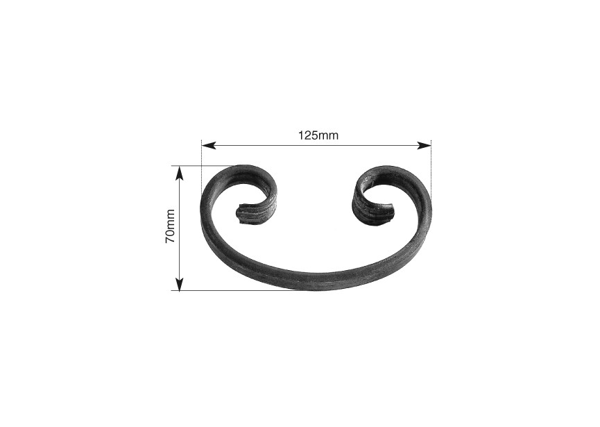 C-VOLUTE 125X70MM