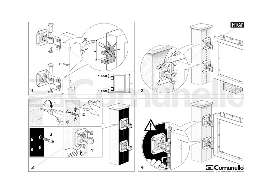 GOND REGLABLE AVEC PLATINE  DOUILLE A SOUDER M20