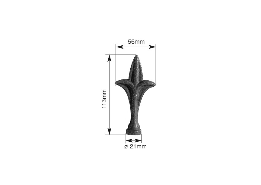 POINTE DE LANCE 113X56MM.