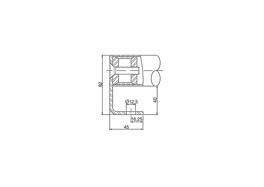 ELEMENT DE FIXATION - PROTECTION DE FENETRE PR TUBE 42.4X2MM