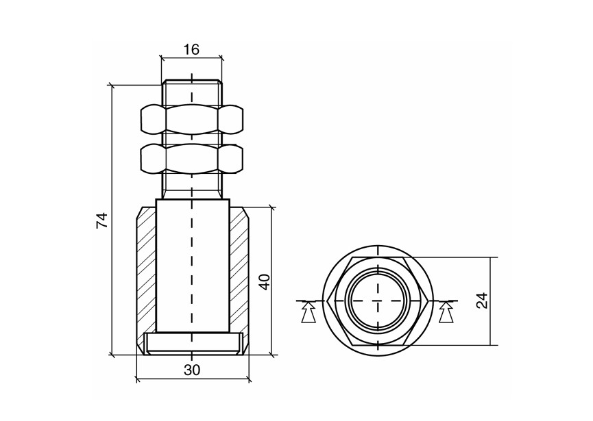 230-30~~GELEIDINGSROL - WIT