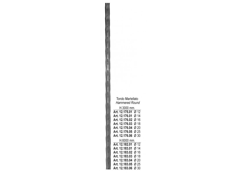 ROND MARTELE o 16MM - 3M