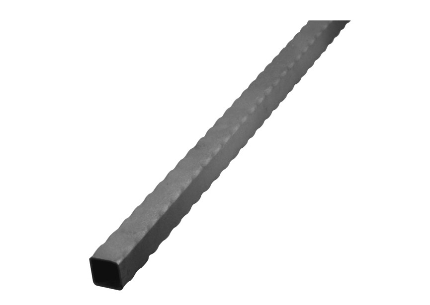 TUBE PROFILE MARTELE 40X40X2.5MM - L 6M