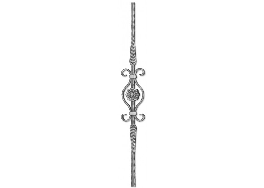 BALUSTRE MARTELE SUR ANGLE #12MM - L. 1000MM