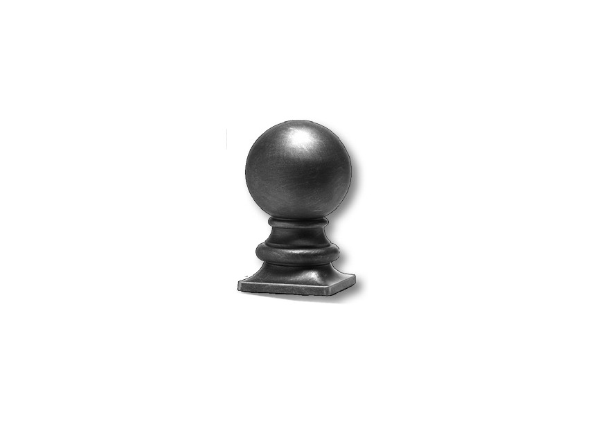 SPHERE CREUSE EN ACIER MOULE- SOUDABLE, NON GALVANISABLE