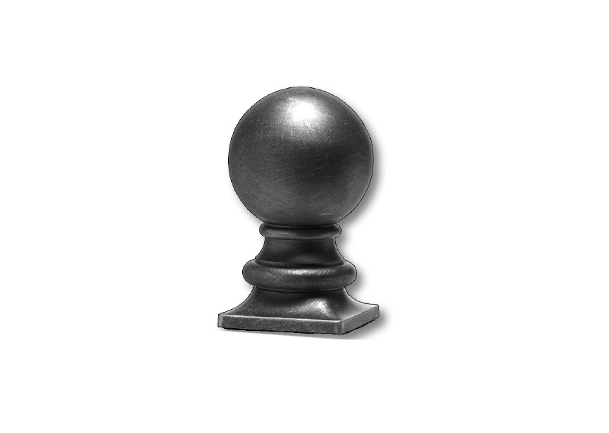 SPHERE CREUSE EN ACIER MOULE - SOUDABLE, NON GALVANISABLE