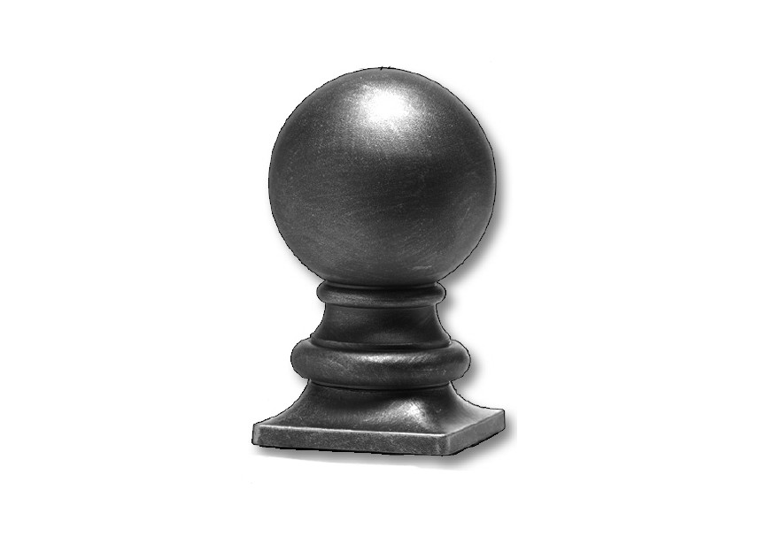 SPHERE CREUSE EN ACIER MOULE - SOUDABLE- NON GALVANISABLE