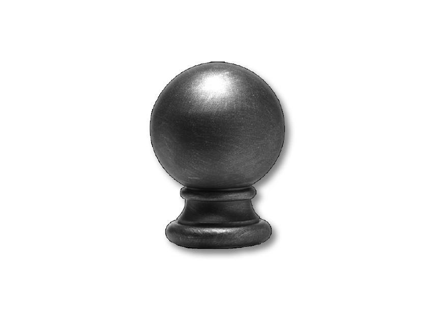 SPHERE CREUSE EN ACIER MOULE - SOUDABLE, NON GALVANISABLE