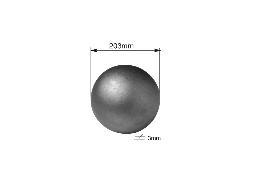 SPHERE 200 X3 MM.