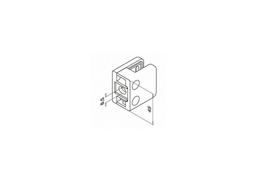 Glasklem, MOD 21, excl. klemrubbers