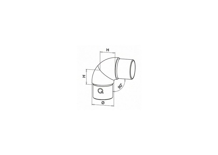 Verbinder, variabel, (0°-90°)