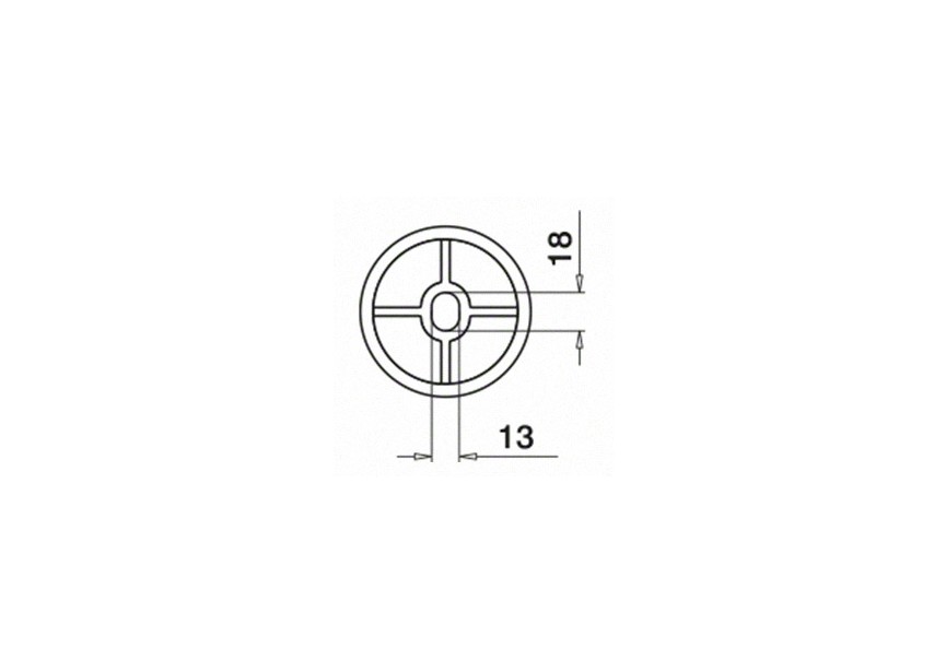 Bodemflens voor lijmverbinding