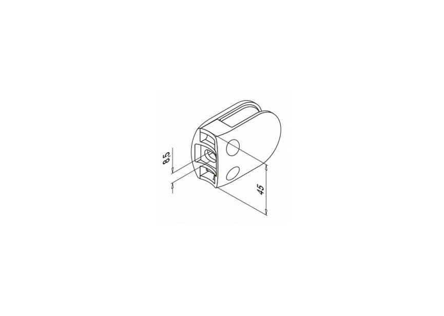 Glasklem, MOD 28, excl. klemrubbers