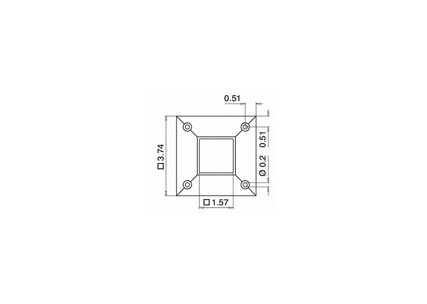 Embase murale, Square Line