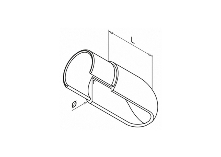 Embout, plat, pour tube à fond de gorge