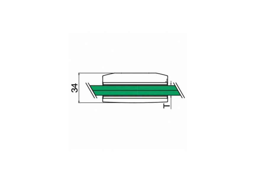 Support de verre, MOD 55, bas