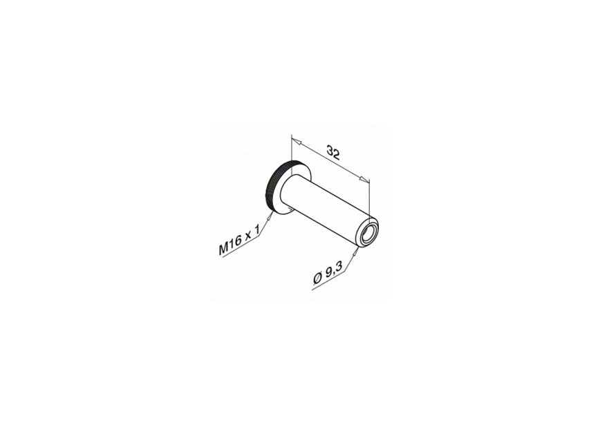 Fast Fix adapter voor kabel, 3,2 mm