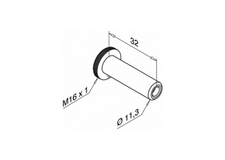 Fast Fix adapter voor kabel, 4 mm