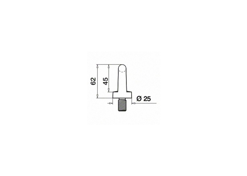 Easy Q-web oogbout, M10 draad