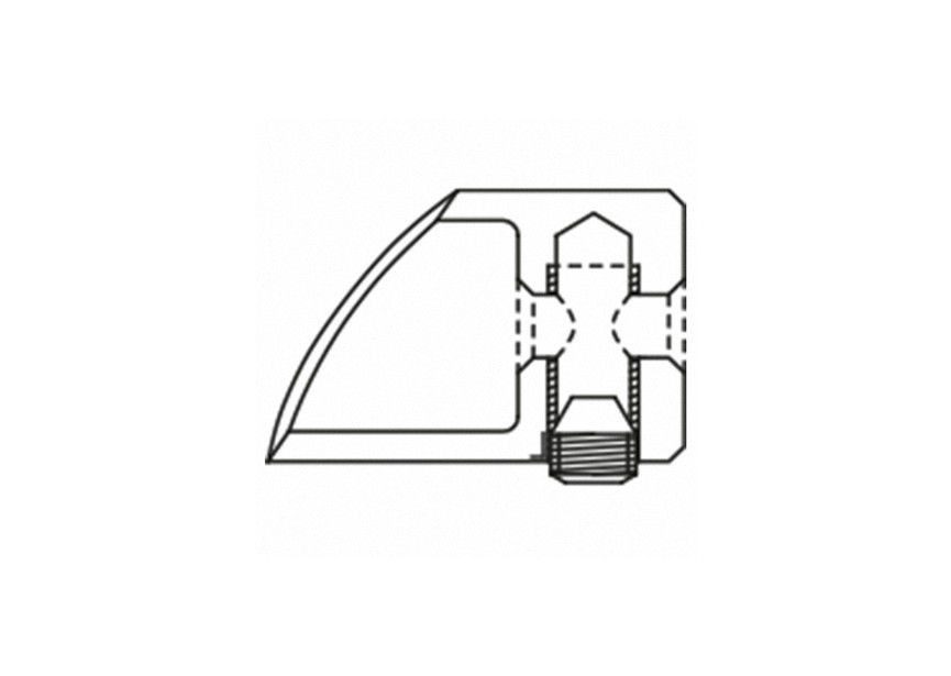 Kabelstopper voor kabelsysteem, 3,2 mm - 4 mm