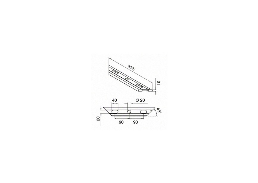 Profil de drainage, Easy Glass Slim