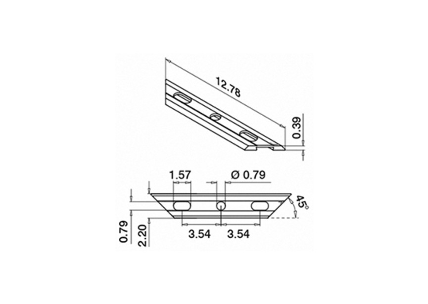 Profil de drainage, Easy Glass Slim