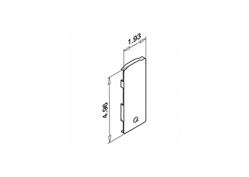 Embout, Easy Glass Slim, montage latéral