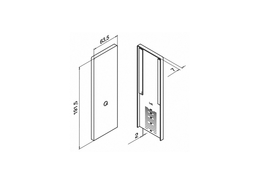 Eindkap, Easy Glass Smart, voor trapopgang