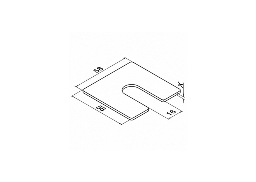 Blocs de distance p. Easy Glass Smart, Pro  Slim