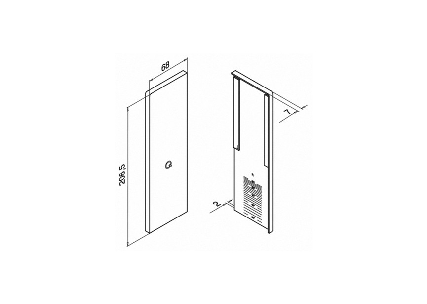 Eindkap, Easy Glass Smart, voor trapopgang