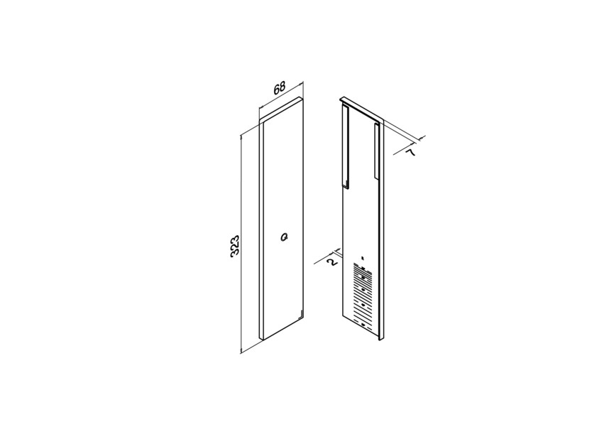 Eindkap, Easy Glass Smart Y, voor trapopgang