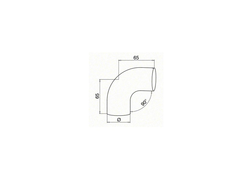 Embout coudé, 90°, incl. 1 adaptateur