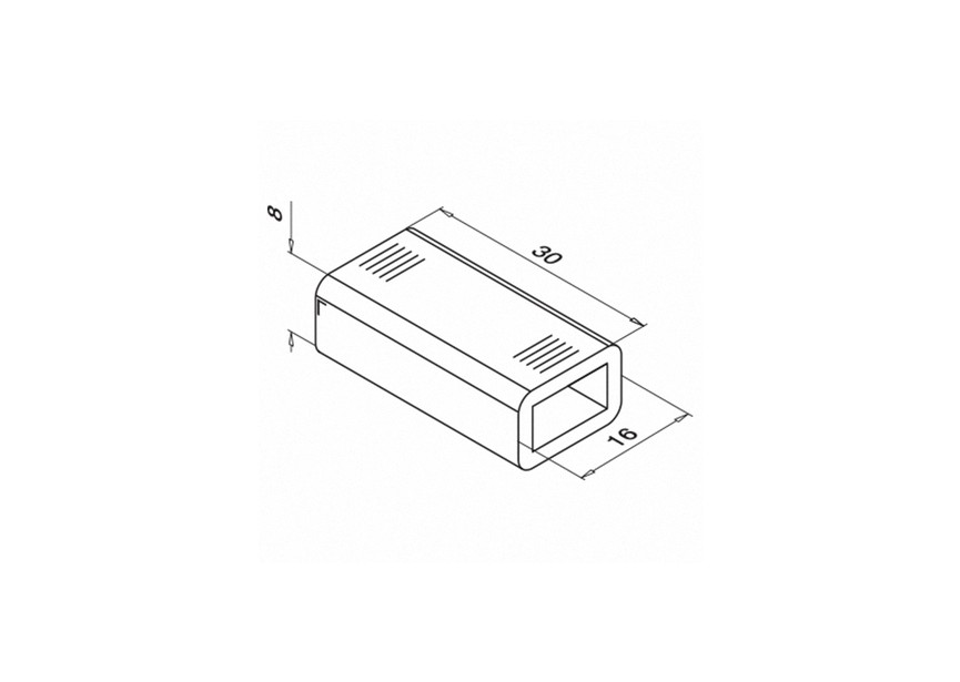 Gaine pour raccord de bande LED MOD 0018, IP54