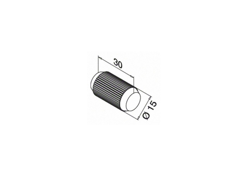 Houten plug, 30 mm, Ø15 mm, QS-512