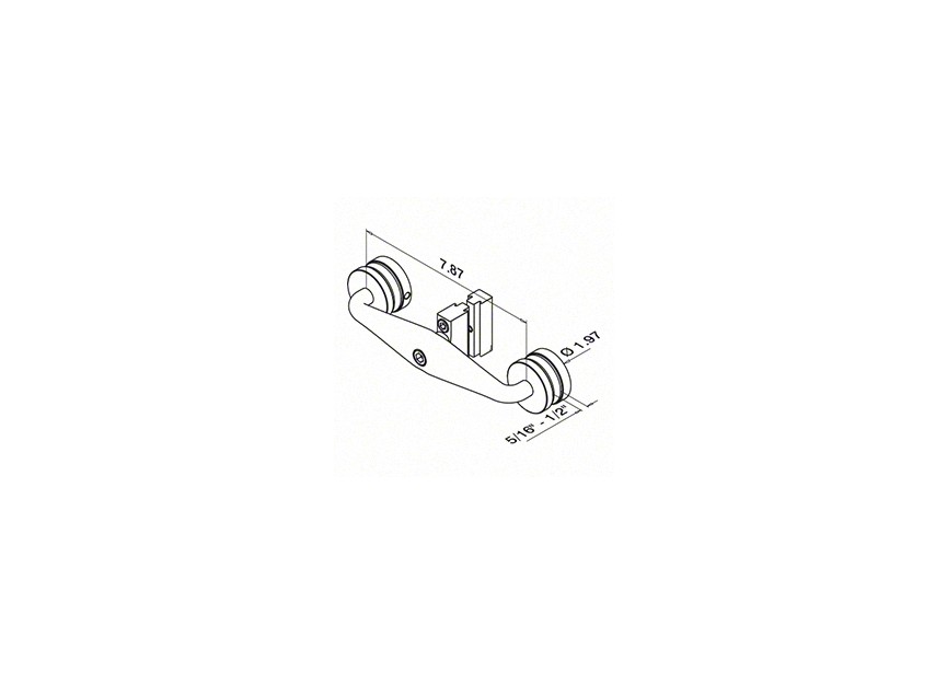 Haaksleutel met pen, Ø45 - 50 mm, Q-32