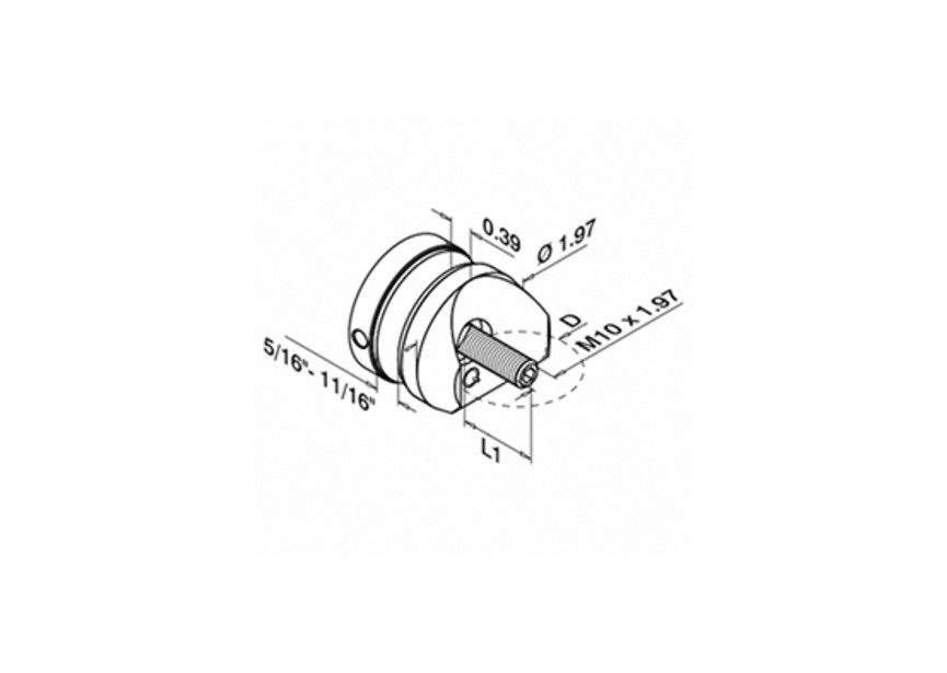 Haaksleutel met pen, Ø45 - 50 mm, Q-32